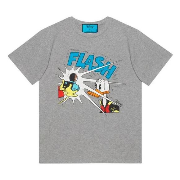 NWT Gucci X Disney Donald Duck T-Shirt Gray Size L - Picture 1 of 15